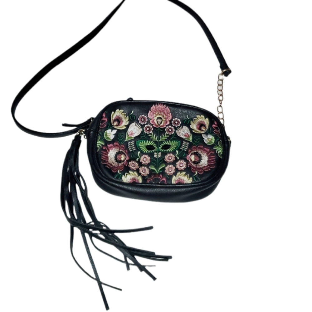 Francescas Fringe Crossbody Bag